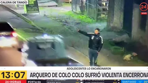 Brayan Cortés sufrió violento robo y quedó a la deriva en la vía pública (Foto: 24 horas TVN)
