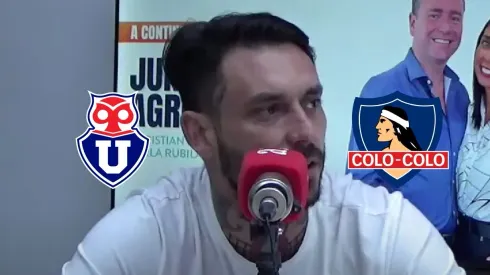 Pinilla ya palpita lo que será el Superclásico del fútbol chileno.
