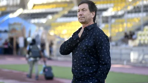 Fernando Díaz se mostró muy molesto en conferencia de prensa (Foto: Photosport)
