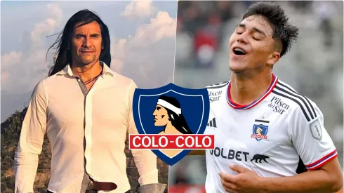 Gabriel Mendoza feliz por el gran gol de Damián Pizarro en Colo Colo 
