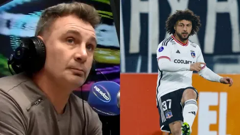 Barti recriminó al Peluca por la amarilla que se ganó ante la UC.
