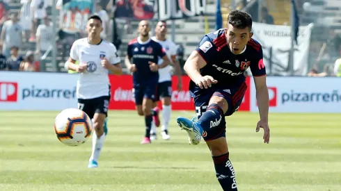 Fernández tuvo en su pie el 2 a 0 parcial ante Colo Colo.
