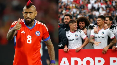 Arturo Vidal elogia a joven futbolista de Colo Colo (Foto: Photosport)
