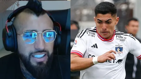 Arturo Vidal aconseja al joven de 19 años (Foto: Kingarturooficial23 y Photosport)
