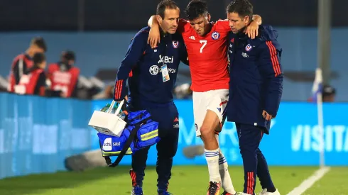 Marcelino Núñez sufre lesión y espera los exámenes. Sin embargo queda descartado del partido ante Colombia (Foto: Photosport)
