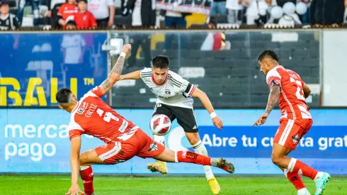 Matías Moya  fue titular en Colo Colo ante Deportes Copiapó (Foto: Guille Salazar)
