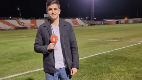 Carlos Rudloff cubría a la UC y la U para Radio Agricultura.