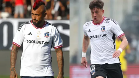 Arturo Vidal elogia a Pablo Parra (Foto: Photosport | Colo Colo)
