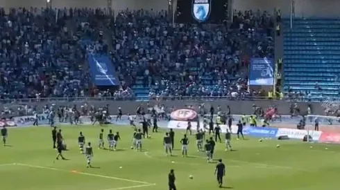 Los incidentes que preocuparon antes del inicio del partido entre Iquique y Wanderers
