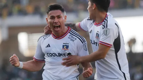 El lateral derecho festejó en la intertemporada de Colo Colo. (Foto: Photosport)
