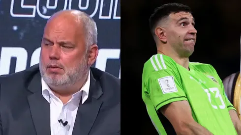 Esnaola no quedó feliz con premio al Dibu Martínez.