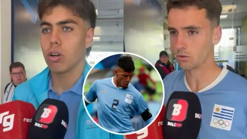 El defensa de Colo Colo fue elogiado por sus compañeros de Uruguay.
