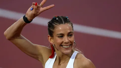Isidora Jiménez fue protagonista en la medalla de plata en el 4×100 femenino
