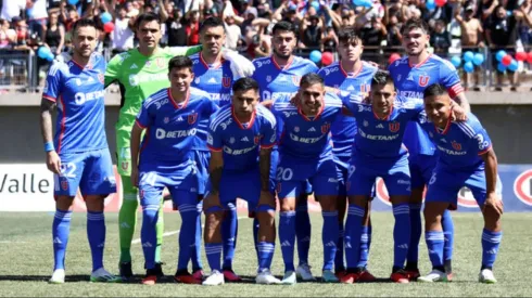 La formación de la U para enfrentar a Everton