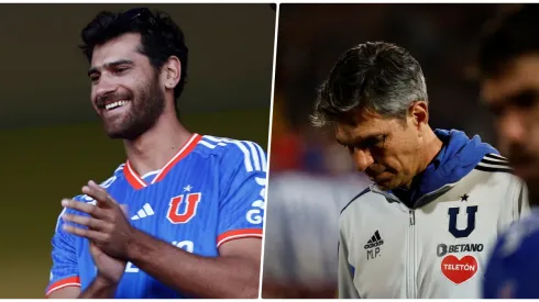 Grimalt vio in situ la derrota de la U ante Everton de Viña del Mar.
