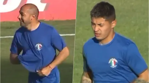 Audax Italiano salió con camisetas improvisadas ante Cobresal 

