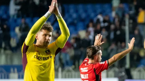 Martín Ballesteros fue titular en Colo Colo ante River Plate (Foto: Guille Salazar)
