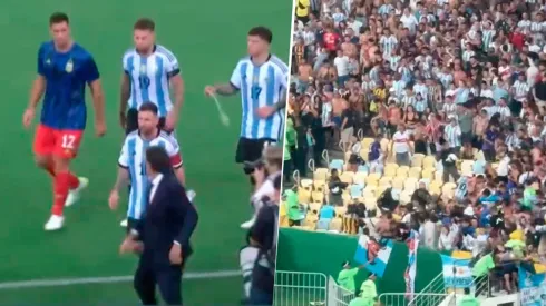 Graves incidentes se registraron entre hinchas de Argentina y la policía brasileña 
