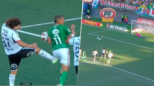 El portero de Colo Colo demostró su jerarquía con elástica tapada.