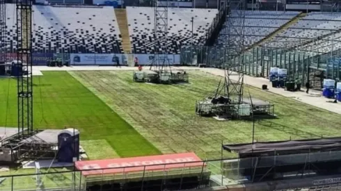 Así luce la cancha del Estadio Monumental luego de los dos conciertos de Roger Waters.
