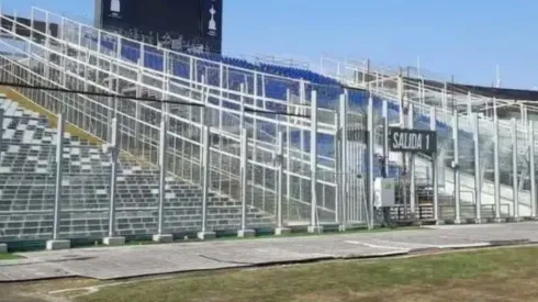 Así se encuentra la cancha del Estadio Monumental previo al concierto de The Cure. (Foto: Twitter)
