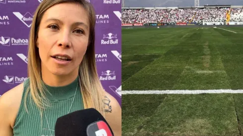 Yanara Aedo se refirió al estado de la cancha del Estadio Monumental. (Foto: Bolavip/Photosport)
