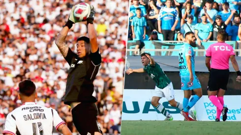 El portero de Colo Colo reclamó contra las decisiones arbitrales contra Iquique
