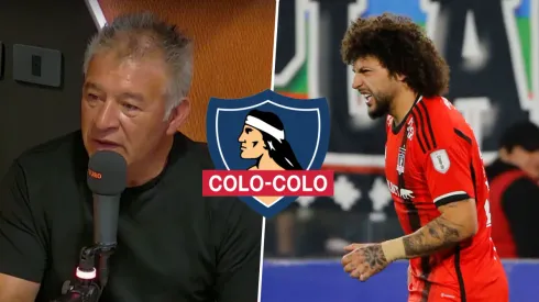 Borghi le habló fuerte y claro a Maxi Falcón y a los jugadores de Colo Colo.
