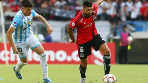 Emiliano Amor muestra su emoción tras ganar la Copa Chile.
