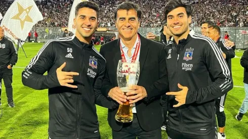 Sebastián Quinteros salió en defensa de su padre y ahora celebró su cuarto título con Colo Colo. (Foto: Instagram)

