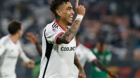 El delantero Darío Lezcano tiene contrato con Colo Colo hasta 2024. (Foto: Photosport)
