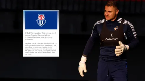 La U hace oficial la salida de Cristóbal Campos