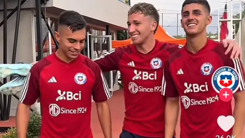 El volante Vicente Pizarro protagonizó "fail" de Año Nuevo en La Roja Sub 23. (Foto: Captura)
