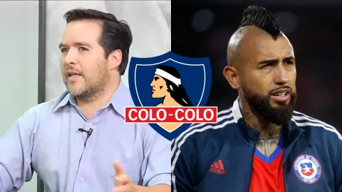 Caamaño abordó un eventual regreso de Arturo Vidal a Colo Colo.

