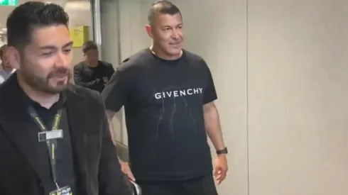 El entrenador argentino Jorge Almirón llegó a Chile para hacerse cargo de Colo Colo. (Foto: Captura)
