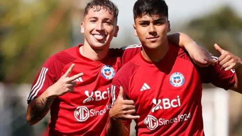 Luciano Arriagada marcó dos goles con La Roja Sub-23 en amistoso de entrenamiento ante Bolivia (Foto: La Roja)
