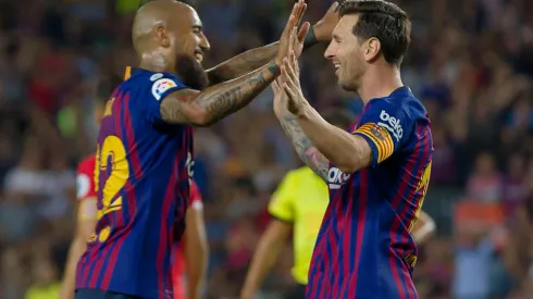 Arturo Vidal revela que Lionel Messi lo felicitó por su llegada al Cacique (Foto: Photosport)
