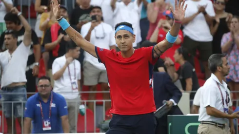 Alejandro Tabilo comentó las claves de su triunfo ante Juan Pablo Varillas (Foto: Photosport)
