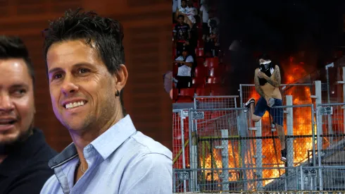 Rivarola golpea la mesa tras los incidentes en el Nacional.
