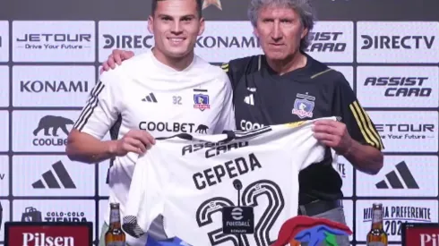 Lucas Cepeda fue presentado este jueves en el Estadio Monumental. (Foto: Captura)
