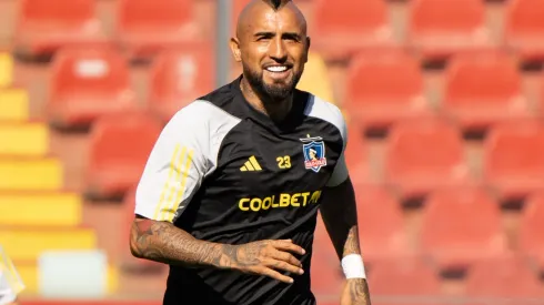 Arturo Vidal tiene grandes expectativas para el debut de Colo Colo en Copa Libertadores. (Foto: Guillermo Salazar)
