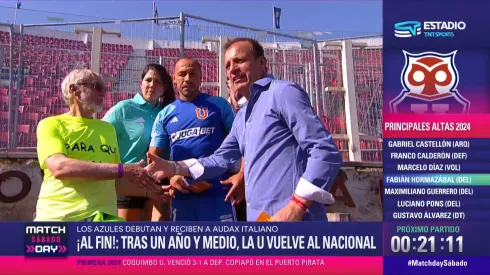 Universidad de Chile rinde homenaje a memorial. (Foto: TNT Sports)

