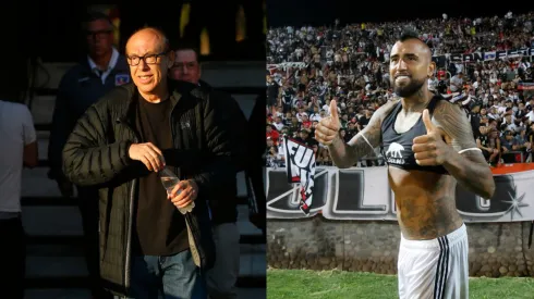 Presidente de Blanco y Negro le hizo un comentario a Vidal que a los hinchas no les gustó.
