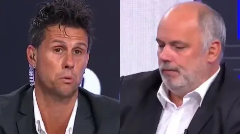 Diego Rivarola y Sebastián Esnaola tuvieron un cruce de palabras en panel televisivo. (Foto: Capturas ESPN)
