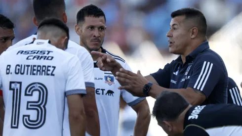 El entrenador de Colo Colo salió en defensa de sus jugadores. (Foto: Andrés Pina/Photosport)
