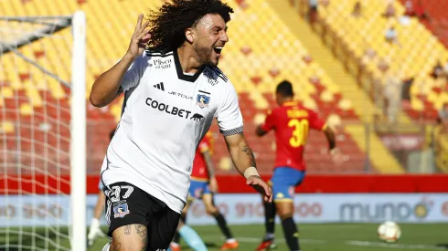 Maximiliano Falcón se refiere al partido de Colo Colo ante Godoy Cruz en el Monumental. (Foto: Photosport)

