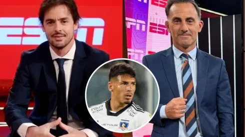 La dupla argentina se deshizo en elogios para el joven defensa de Colo Colo.