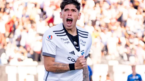 Carlos Palacios convirtió uno de los goles en el triunfo de Colo Colo sobre Huachipato. (Foto: Guillermo Salazar)
