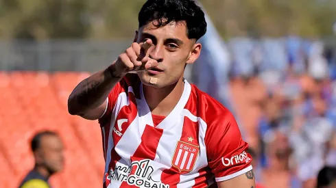 El ex Huachipato anotó su primer gol y se lo dedicó a su pareja y su hijo que viene en camino. 
