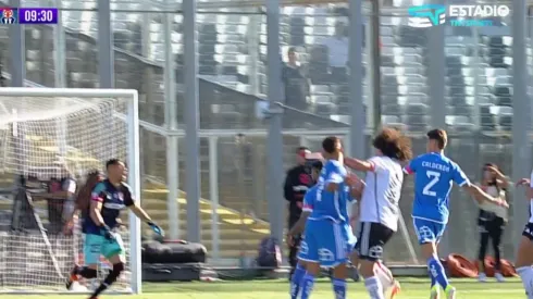 Maximiliano Falcón le dio un golpe en el rostro a Fabián Hormazábal. (Foto: TNT Sports)
